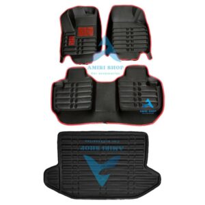 کفپوش و کفی صندوق فردا موتور FMC SX5 رنگ مشکی نوار قرمز