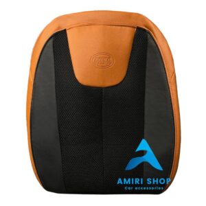 روکش صندلی ام وی ام X33 کراس چرم وسط پارچه اسپایسر رنگ مشکی نوار مارون