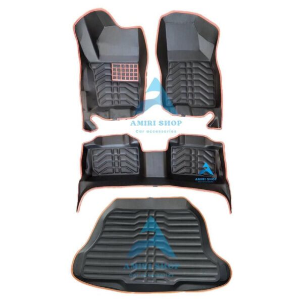 کفپوش و کفی صندوق پنج بعدی ام وی ام X33 کراس برند ULTIMATE رنگ مشکی نوار مارون
