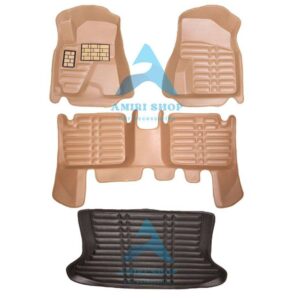 کفپوش پنج بعدی و کفی صندوق ام وی ام X33 نیو رنگ کرم برند AM