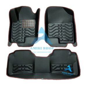 کفپوش پنج بعدی بیجینگ X7 رنگ مشکی نوار زرشکی برند ULTIMATE