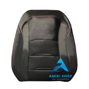 روکش صندلی دیگنیتی پرایم تمام چرم رنگ مشکی دوخت قرمز