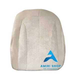 روکش صندلی تویوتا یاریس 2007-2011 چرم پارچه رنگ کرم استخوانی