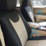 روکش صندلی لکسوس RX350 تمام چرم رنگ مشکی کرم