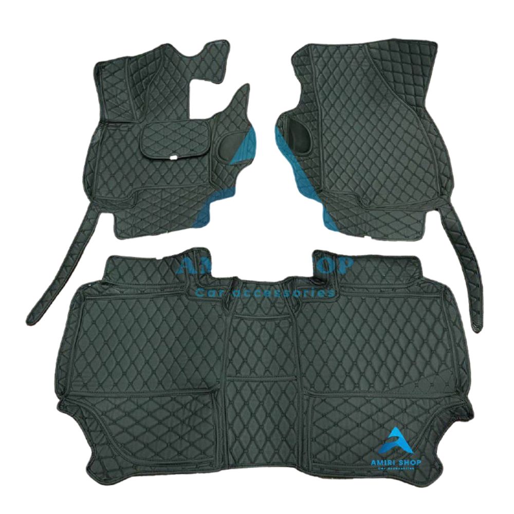 Copy of امیری شاپ (20) کفپوش شش بعدی گلدوزی لوکانو L7 رنگ مشکی