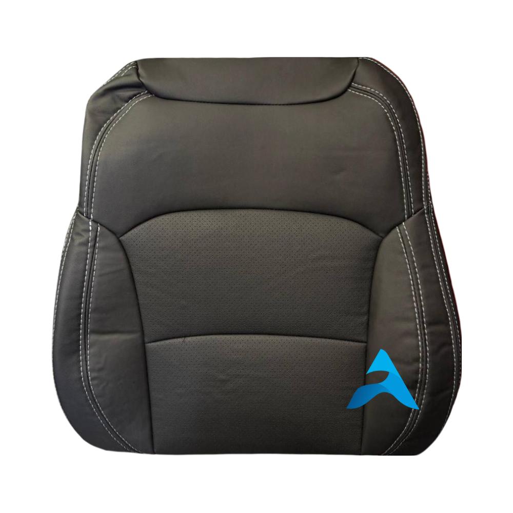 روکش صندلی KMC ایگل تمام چرم رنگ مشکی دوخت طوسی روکش صندلی KMC ایگل تمام چرم رنگ مشکی دوخت طوسی