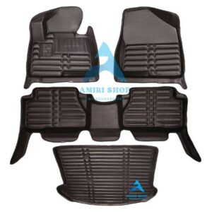 کفپوش پنج بعدی و کفی صندوق سانتافه نیو ix45 رنگ مشکی برند AM