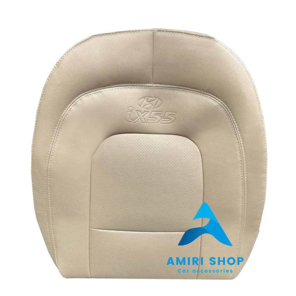 امیری شاپ (13) روکش صندلی وراکروز ix55 تمام چرم رنگ کرم زرد