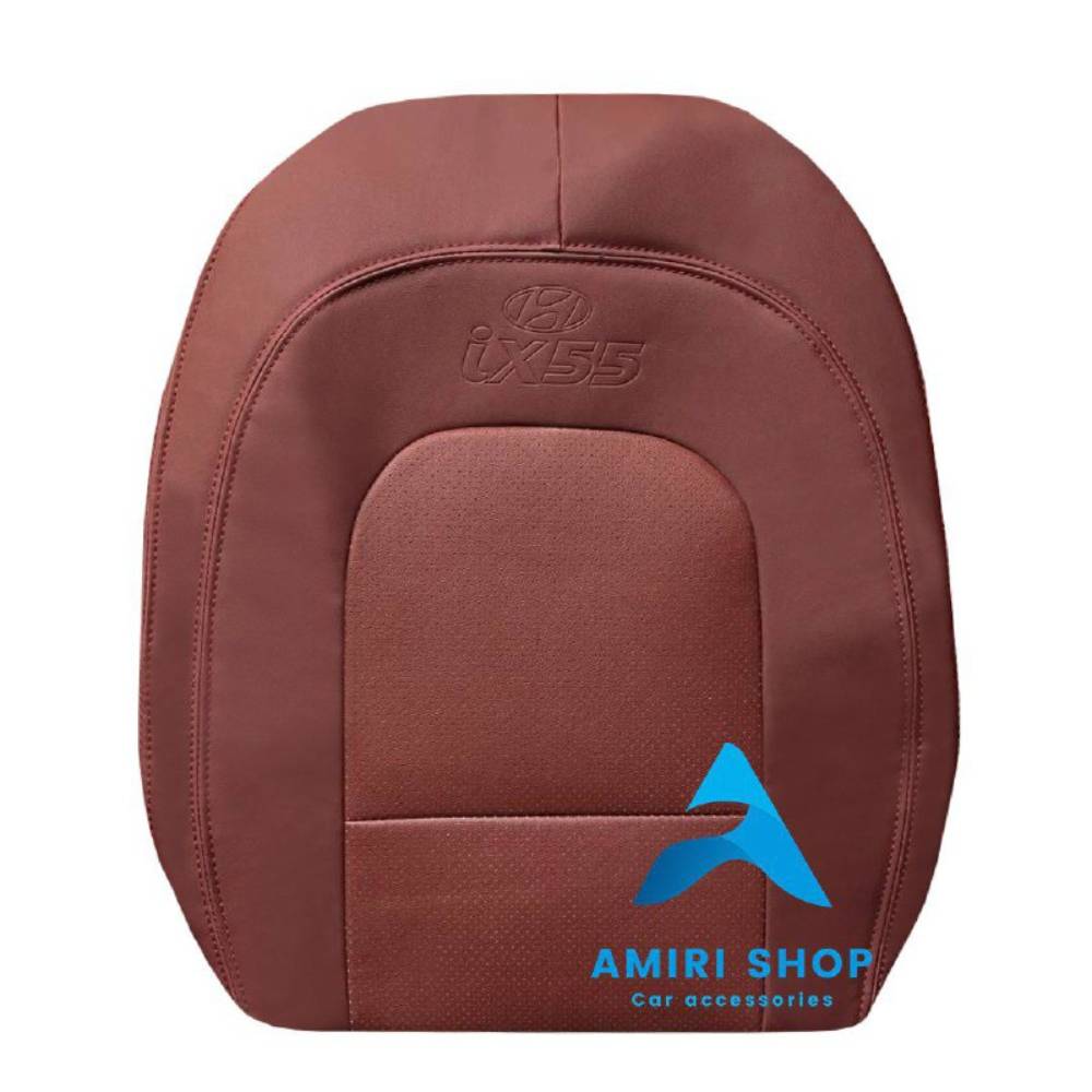 امیری شاپ (14) روکش صندلی وراکروز ix55 تمام چرم رنگ زرشکی