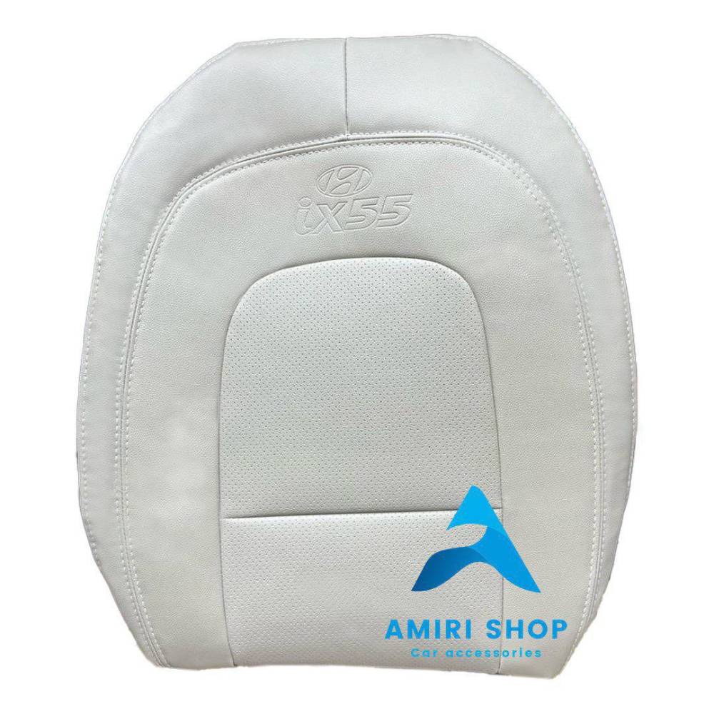 امیری شاپ (19) روکش صندلی وراکروز ix55 تمام چرم رنگ کرم استخوانی