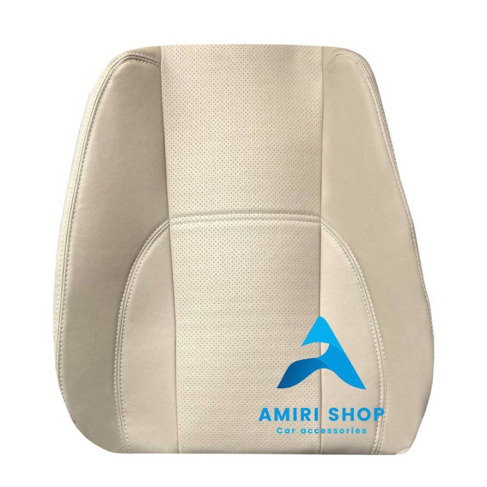 امیری شاپ (19) روکش صندلی اسپورتیج قدیم 2007-2010 تمام چرم رنگ کرم استخوانی