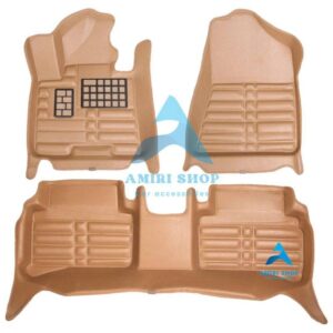 کفپوش پنج بعدی اسپورتیج نیو 2016-2019 رنگ کرم