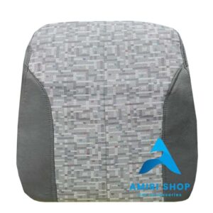 روکش صندلی ورنا تمام پارچه طرح فابریک رنگ طوسی