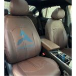 روکش صندلی سوناتا ال اف LF تمام چرم رنگ موکا قهوه‌ای