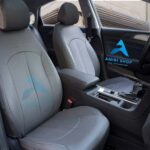 روکش صندلی سوناتا ال اف LF تمام چرم رنگ طوسی