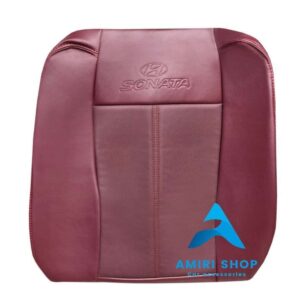 روکش صندلی سوناتا NF تمام چرم رنگ زرشکی