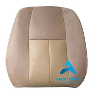 روکش صندلی سوناتا NF تمام چرم رنگ کرم زرد