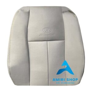 روکش صندلی سوناتا NF تمام چرم رنگ طوسی روشن