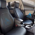 روکش صندلی سانتافه نیو ix45 تمام چرم خارجی رنگ مشکی