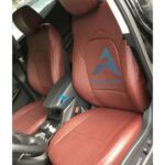 روکش صندلی سانتافه نیو ix45 تمام چرم خارجی رنگ زرشکی