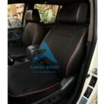 روکش صندلی سانتافه قدیم 2006-2011 تمام چرم رنگ مشکی