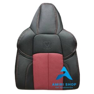 روکش صندلی چانگان CS55 پلاس تمام چرم رنگ مشکی زرشکی