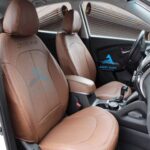 روکش صندلی توسان ix35 تمام چرم خارجی رنگ مارون