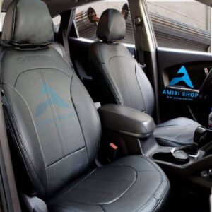 روکش صندلی توسان ix35 تمام چرم خارجی رنگ مشکی