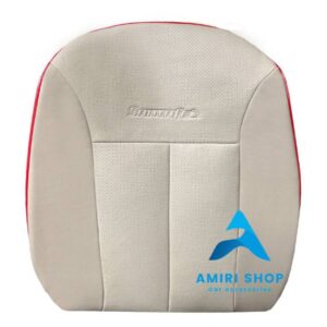 روکش صندلی سانتافه قدیم 2006-2011 تمام چرم رنگ کرم استخوانی