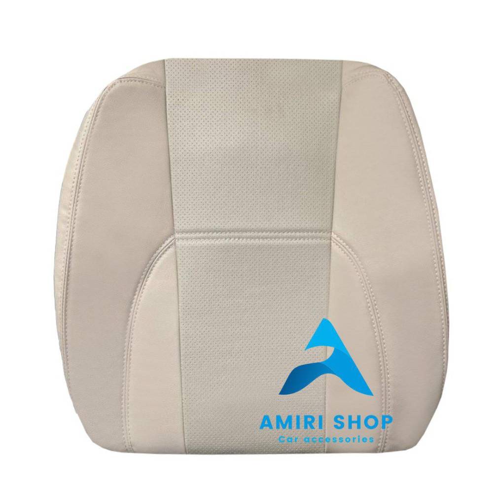 امیری شاپ (23) روکش صندلی اسپورتیج قدیم 2007-2010 تمام چرم رنگ کرم استخوانی