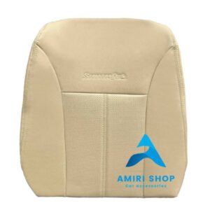 روکش صندلی سانتافه قدیم 2006-2011 تمام چرم رنگ کرم زرد