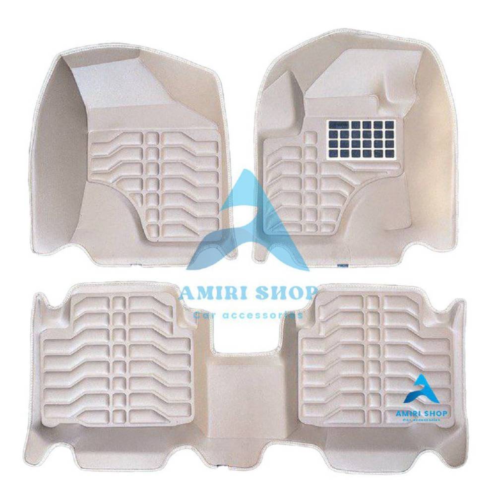 امیری شاپ (3) کفپوش پنج بعدی وراکروز ix55 رنگ کرم برند ULTIMATE