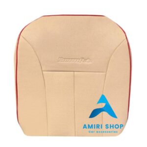 روکش صندلی سانتافه قدیم 2006-2011 تمام چرم رنگ کرم زرد