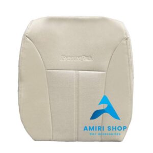 روکش صندلی سانتافه قدیم 2006-2011 تمام چرم رنگ کرم استخوانی