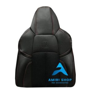 روکش صندلی چانگان CS55 پلاس چرم وسط پارچه رنگ مشکی دوخت قرمز