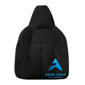 روکش صندلی چانگان CS55 پلاس تمام پارچه رنگ مشکی دوخت قرمز