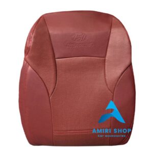 روکش صندلی سوناتا وایف YF تمام چرم رنگ زرشکی
