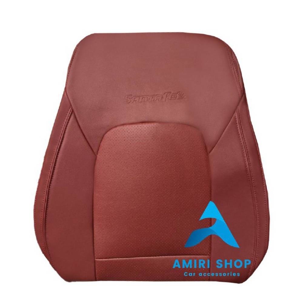امیری شاپ (88) روکش صندلی سانتافه نیو ix45 تمام چرم رنگ زرشکی