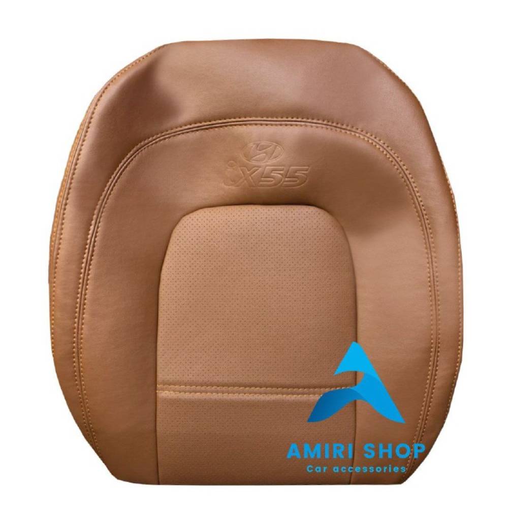 امیری شاپ (9) روکش صندلی وراکروز ix55 تمام چرم خارجی رنگ مارون