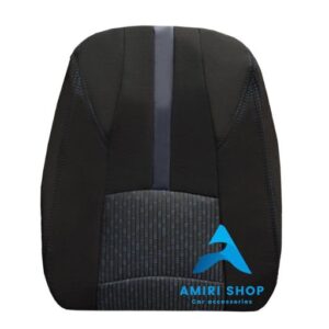 روکش صندلی فردا موتور FMC 511 تمام پارچه رنگ مشکی آبی