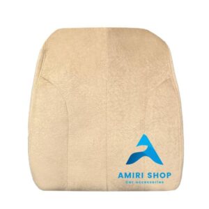 روکش صندلی ماکسیما تمام مخمل رنگ کرم زرد