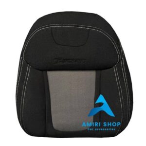 روکش صندلی توسان 2023-2024 تمام پارچه رنگ مشکی طوسی