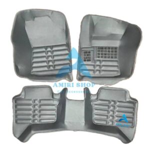 کفپوش پنج بعدی پیکاپ رنگ طوسی