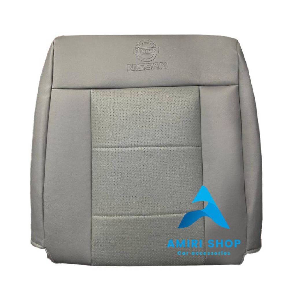 امیری شاپ (39) روکش صندلی پیکاپ تمام چرم رنگ طوسی