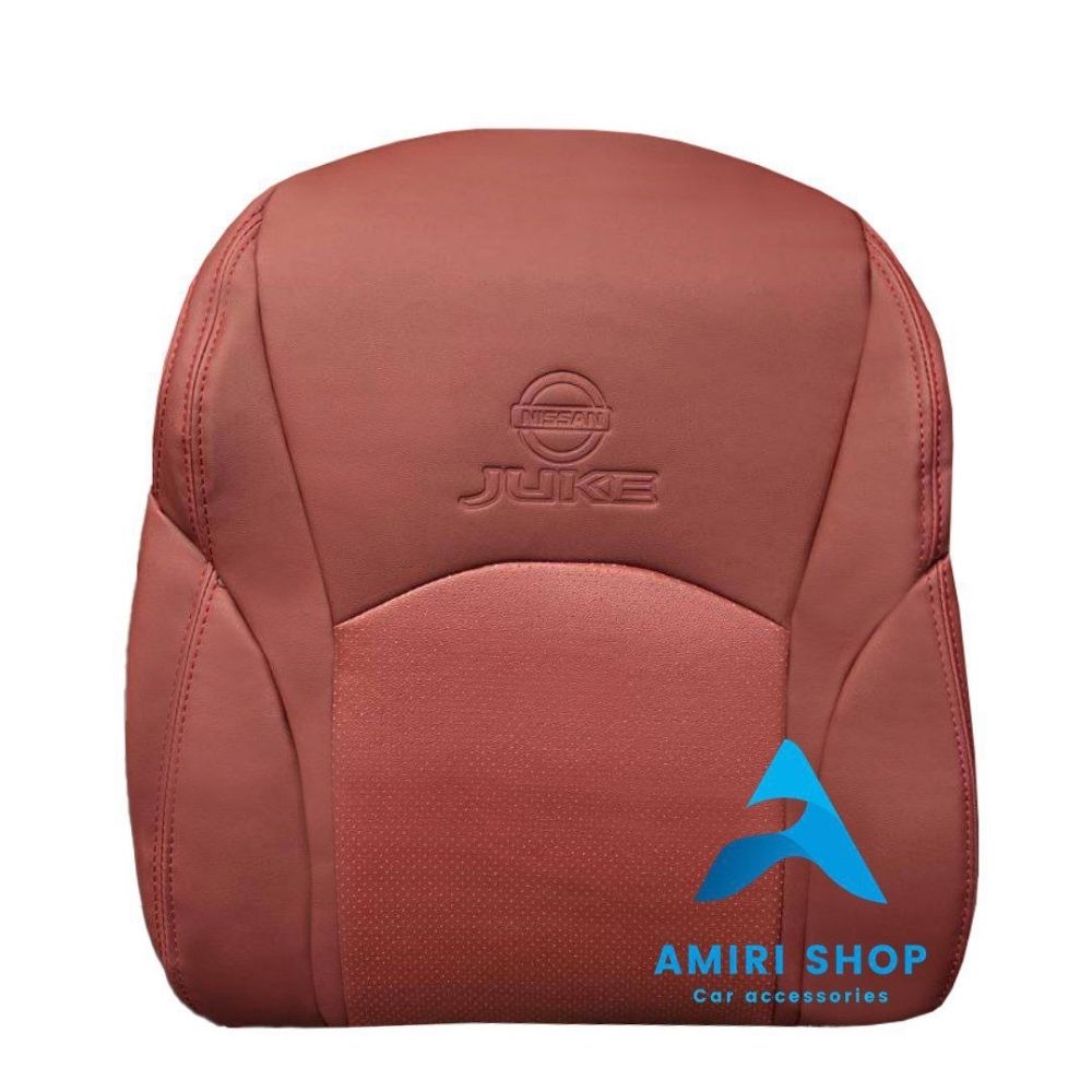 امیری شاپ (42) روکش صندلی نیسان جوک تمام چرم رنگ زرشکی