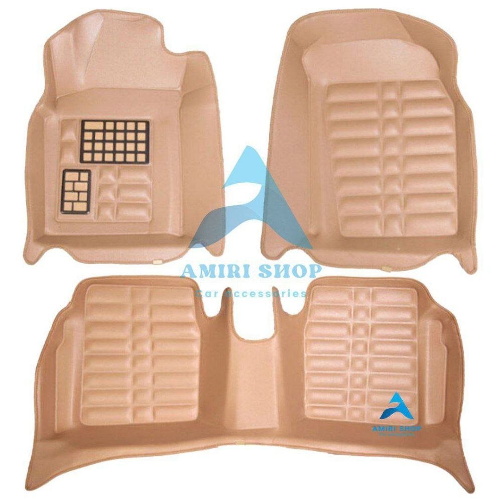 امیری شاپ (5) کفپوش پنج بعدی ماکسیما رنگ کرم برند am