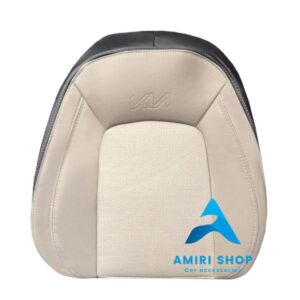 روکش صندلی سونت تمام چرم رنگ کرم