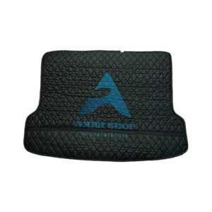 کفپوش صندوق گلدوزی لوکانو L7 رنگ مشکی