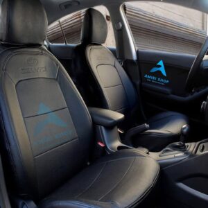 روکش صندلی سراتو نیو YD تمام چرم رنگ مشکی