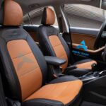 روکش صندلی سراتو نیو YD تمام چرم رنگ مشکی مارون